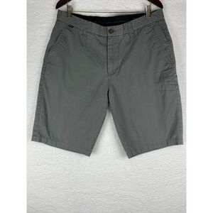 Fox Racing Mens Grey Chino Walk Shorts Size 36 Cotton Twill Skate Streetwear